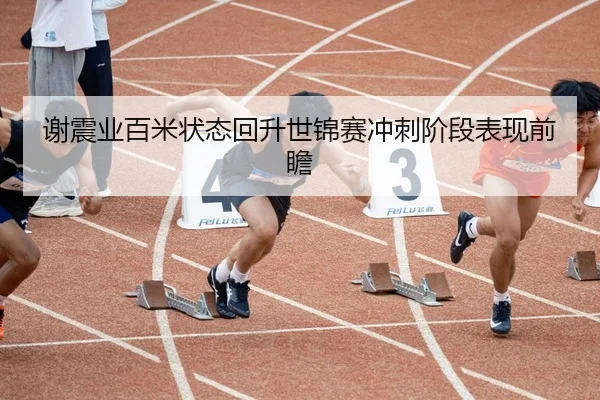谢震业百米状态回升世锦赛冲刺阶段表现前瞻