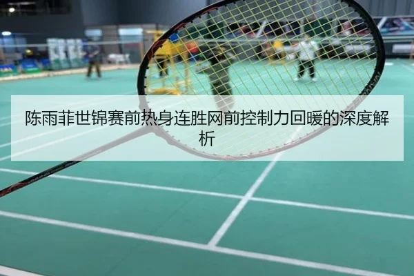 陈雨菲世锦赛前热身连胜网前控制力回暖的深度解析